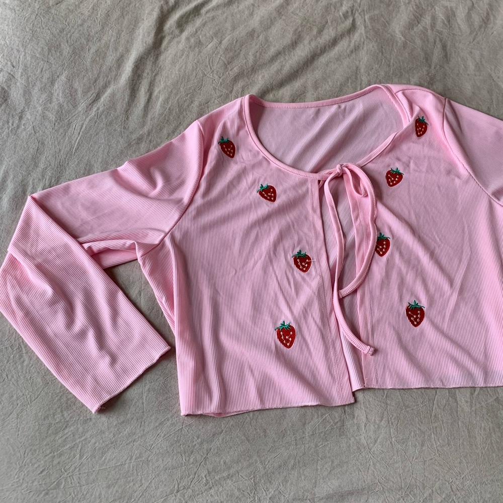 Strawberry Cardigan